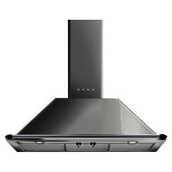 Smeg KTR90XE Chimney Cooker Hood, Stainless Steel